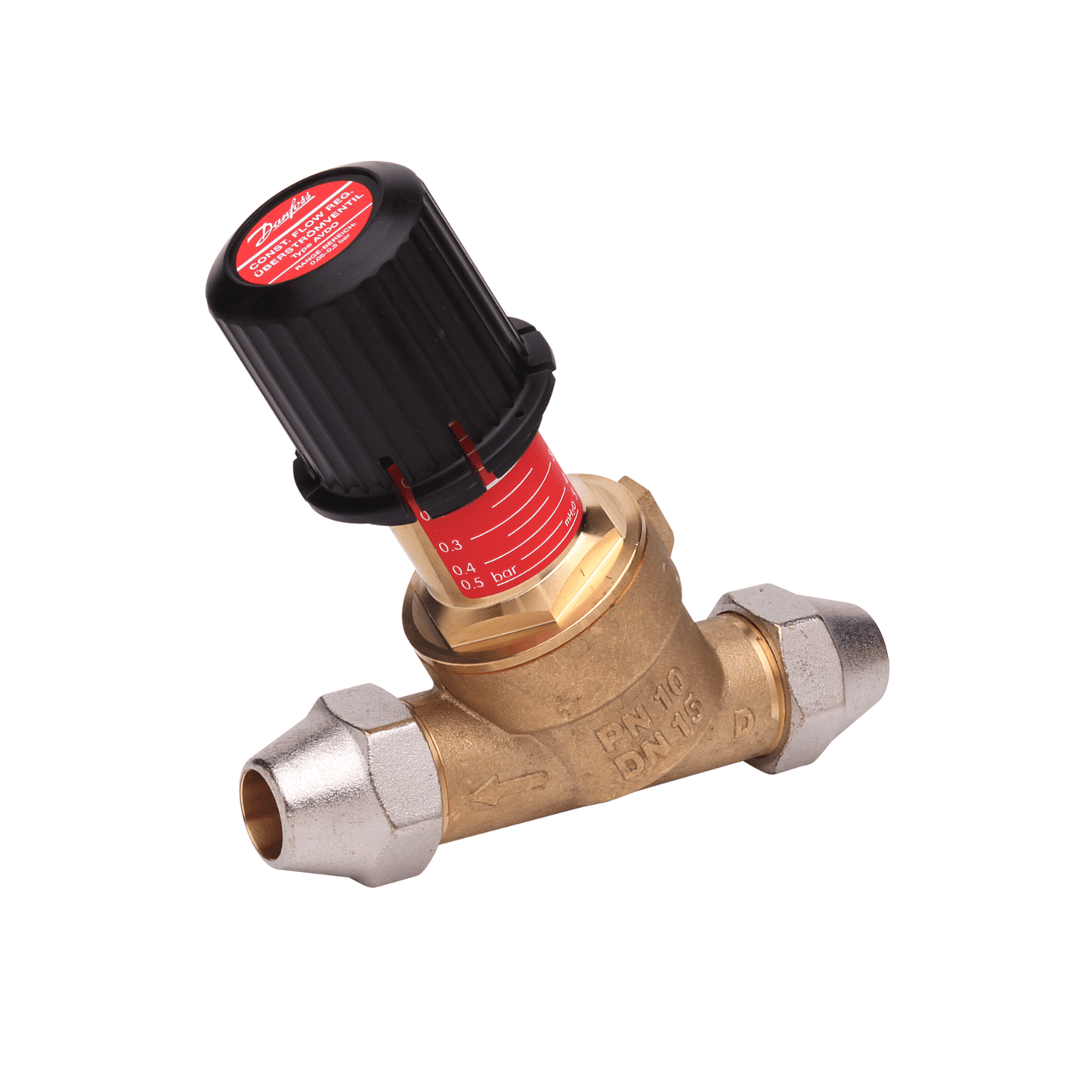 Danfoss AVDO 15 Automatic Bypass Valve - Straight - 15mm - 003L6115