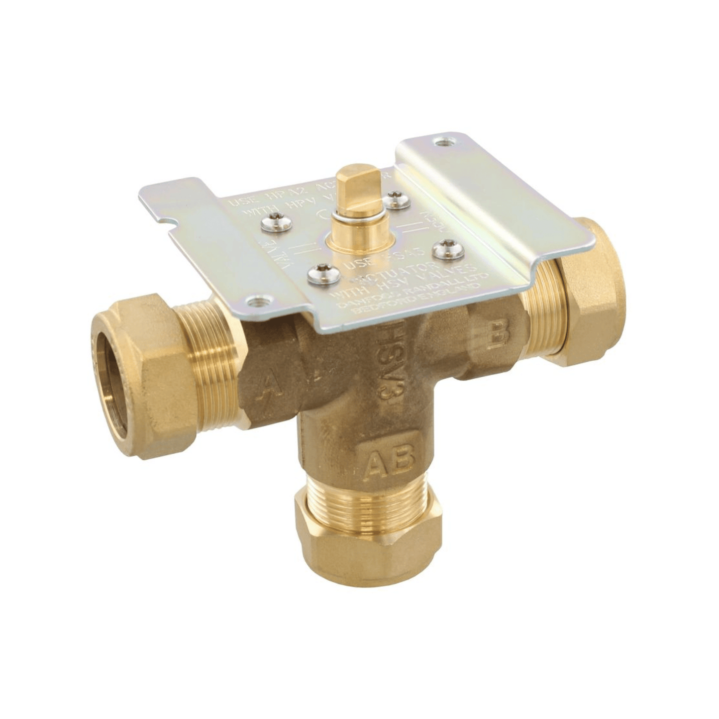 Danfoss HSV3B28 Paddle Valve 3-Port Valve Body Only - 28mm Extrenal Compression - 087N6630