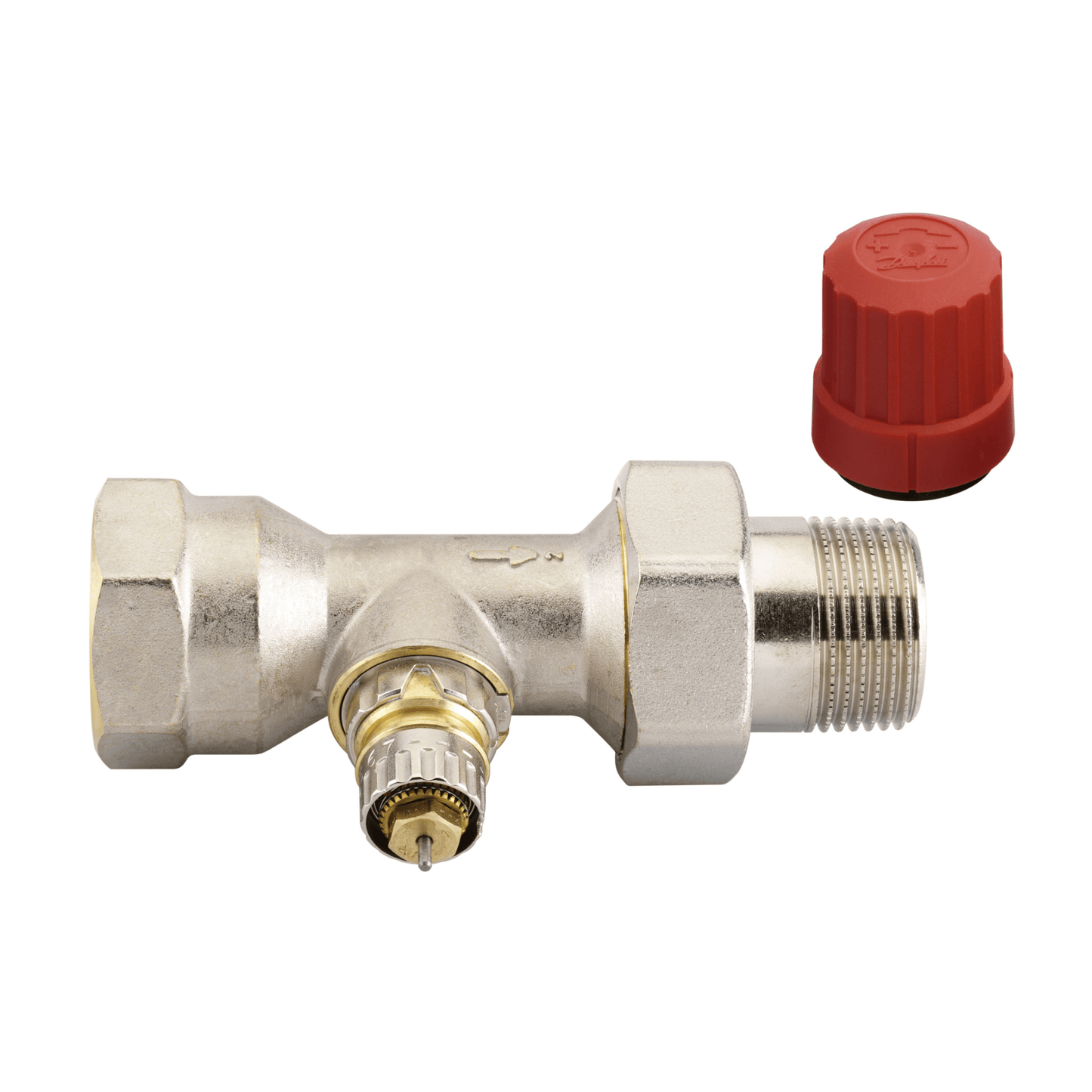 Danfoss Normal Flow Presetting Valve Type RA-N 25 - Series D - Straight - 1" - 013G0038