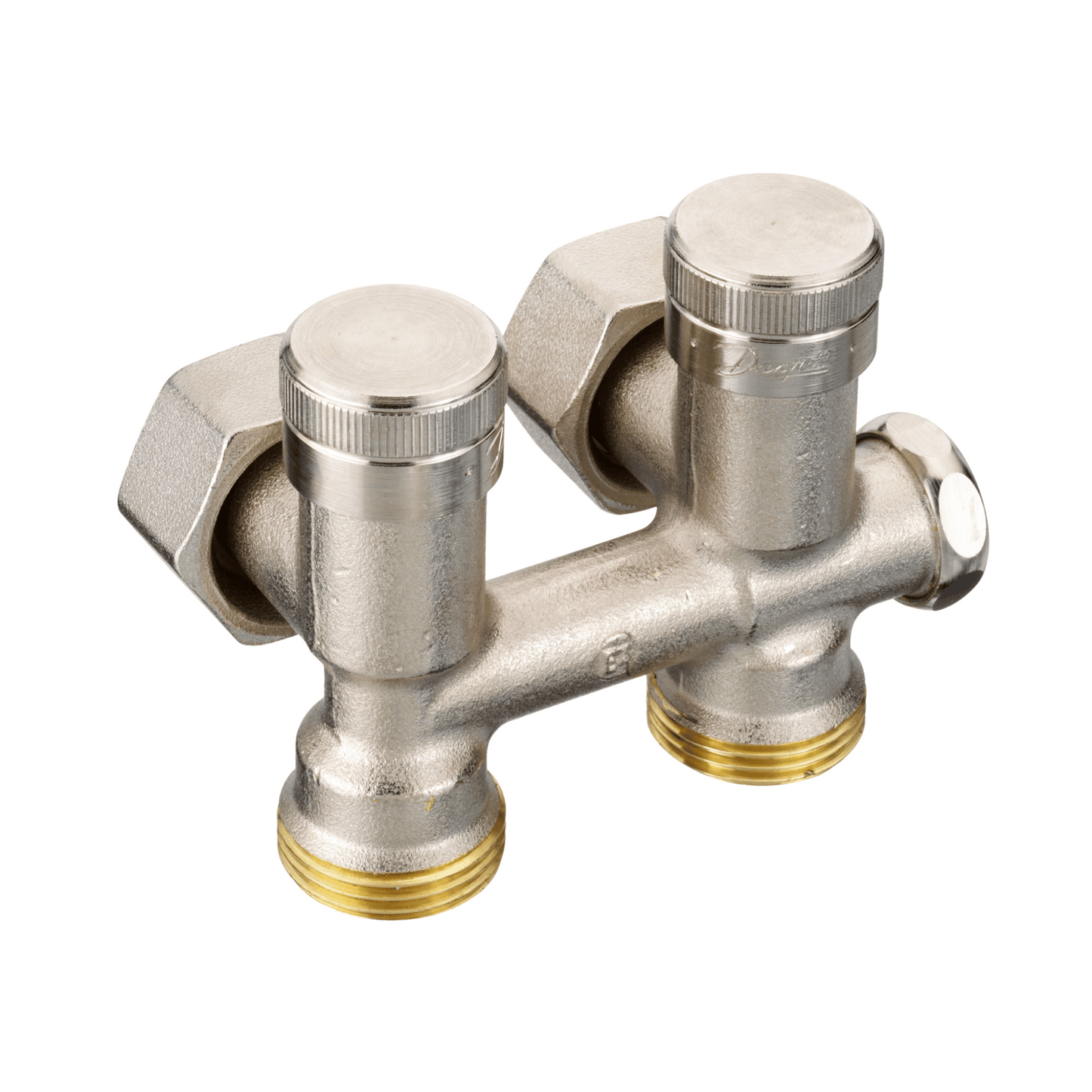 Danfoss RLV-K H-Piece Radiator Connection - Angle - 1/2" - 003L0282