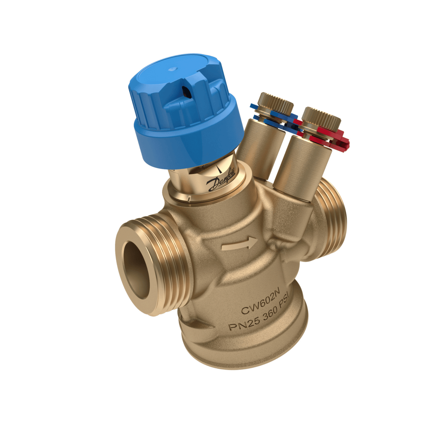 Danfoss AB-QM 4.0 DN 20 High Flow Pressure Indepenent Balancing & Control Valve without Test Plugs - External Thread - 003Z8224