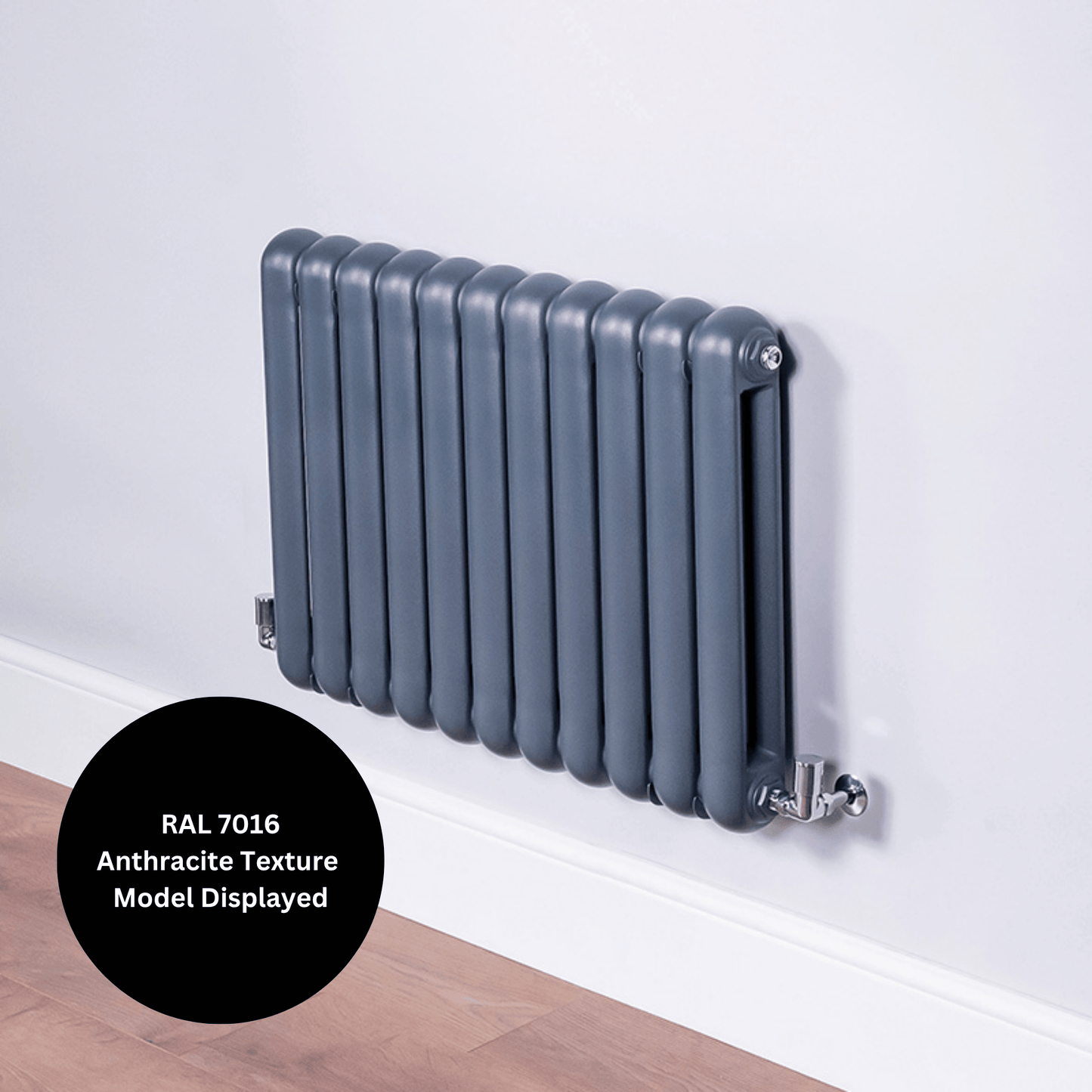 DQ Cassius Horizontal Radiator - 550mm x 1410mm - RAL Colour/DQ Finishes - CASSIUS550/20-F