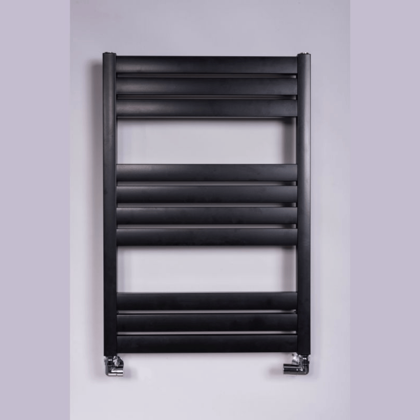 DQ Cornelli Towel Rail - 900mm x 480mm - Matt Black (RAL 9005) - COR50/90-MB