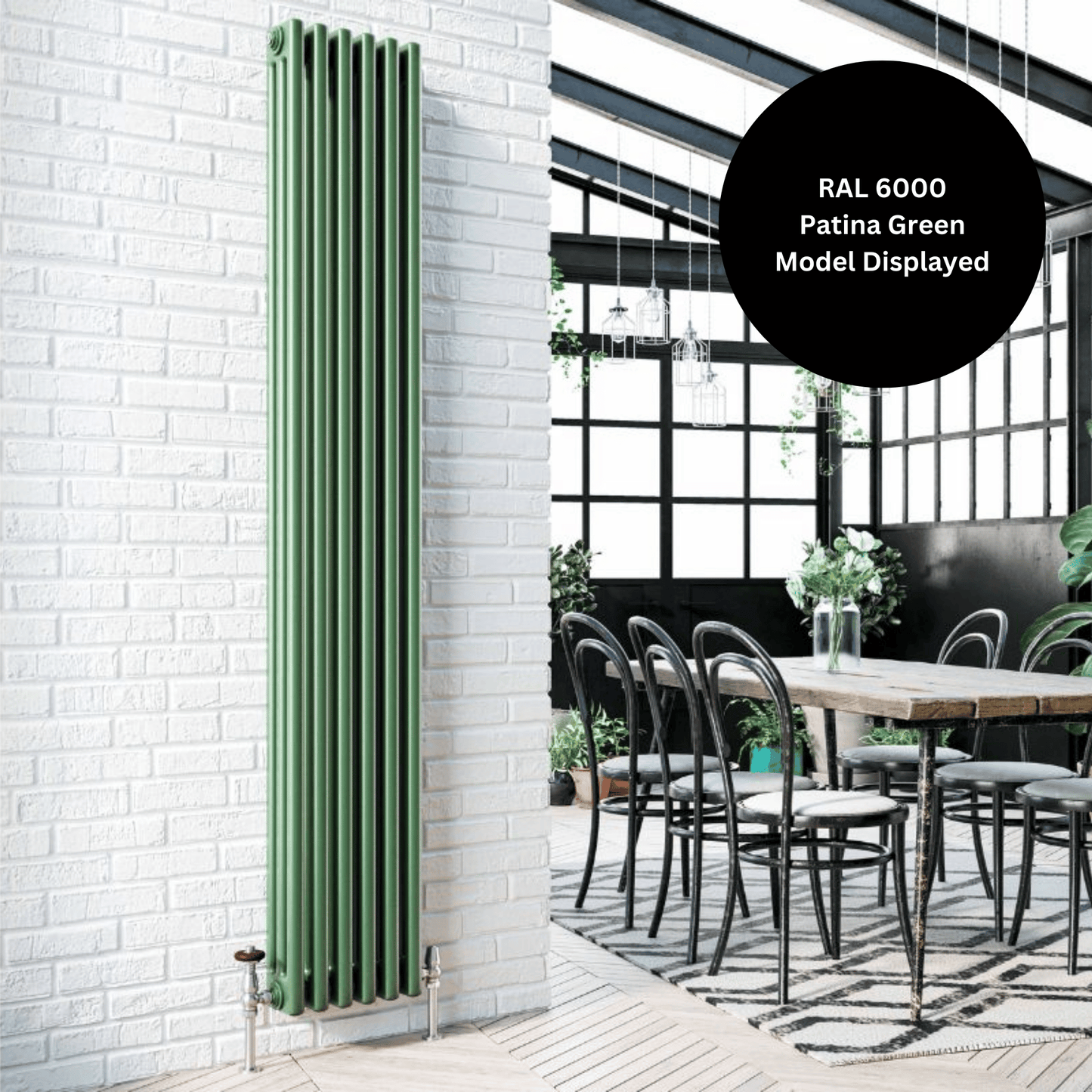 DQ Modus 6 Column Radiator - 2000mm x 944mm - RAL Colour/DQ Finishes - Modus 66.2000/20-F