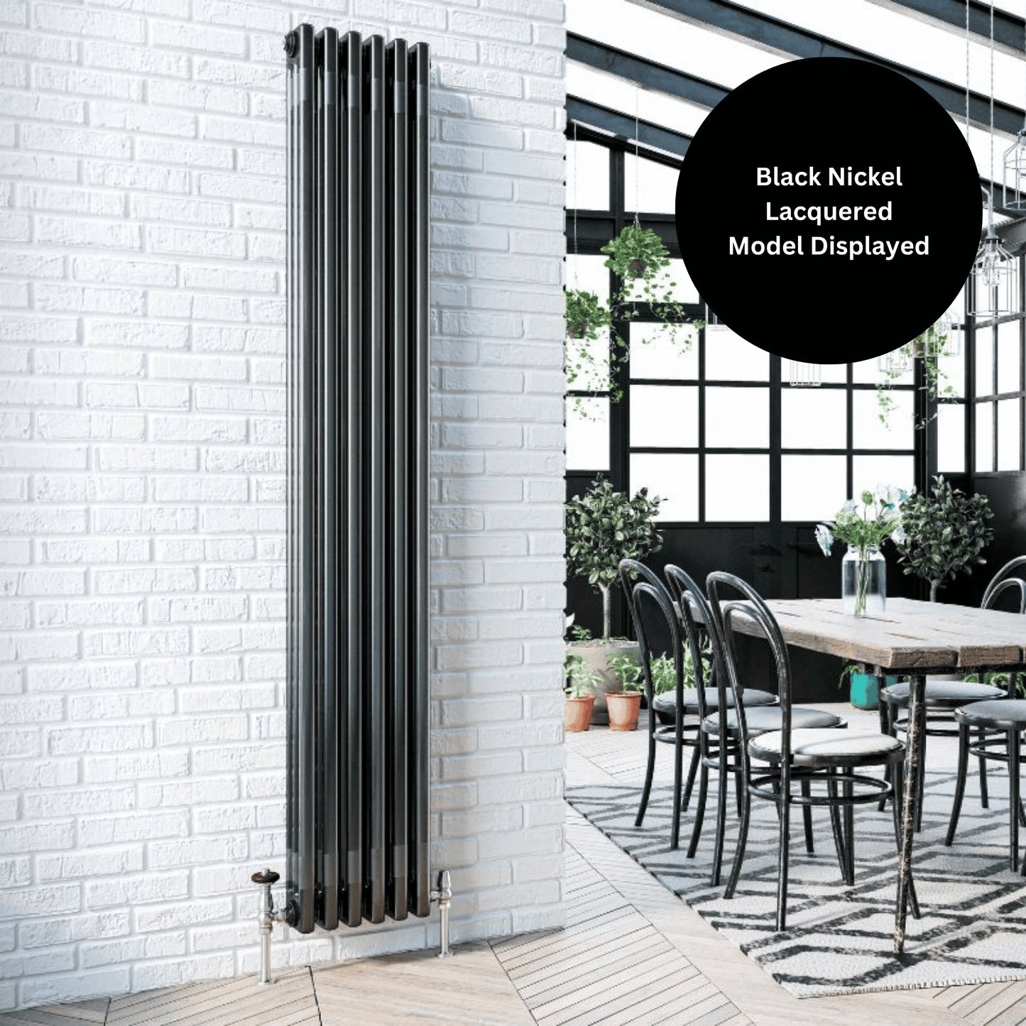 DQ Modus 6 Column Radiator - 2500mm x 1266mm - Lacquered Finish - Modus 66.2500/27-LF