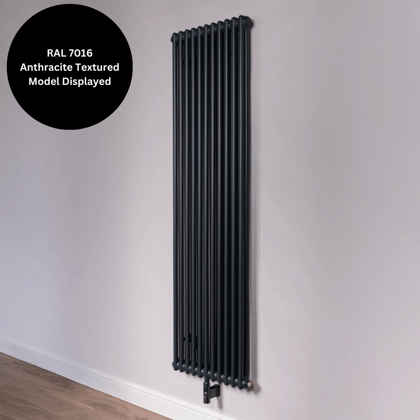 DQ Modus Electric Column Radiator - Vertical - 2 Column - 1920mm x 530mm - RAL Colour/DQ Finishes - MODUS-E2.1800/11-F