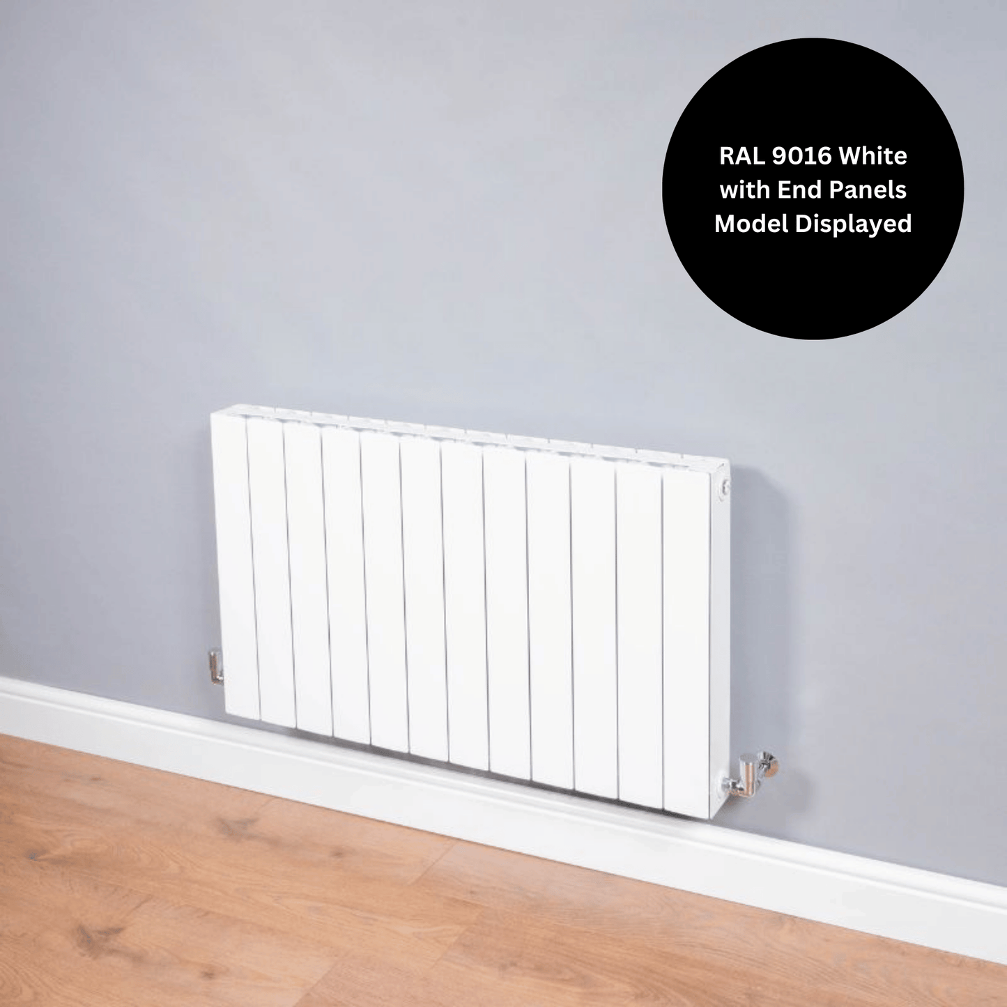 DQ Osset Horizontal Radiator - 681mm x 1140mm - White (RAL 9016) - OSSET681/14-W
