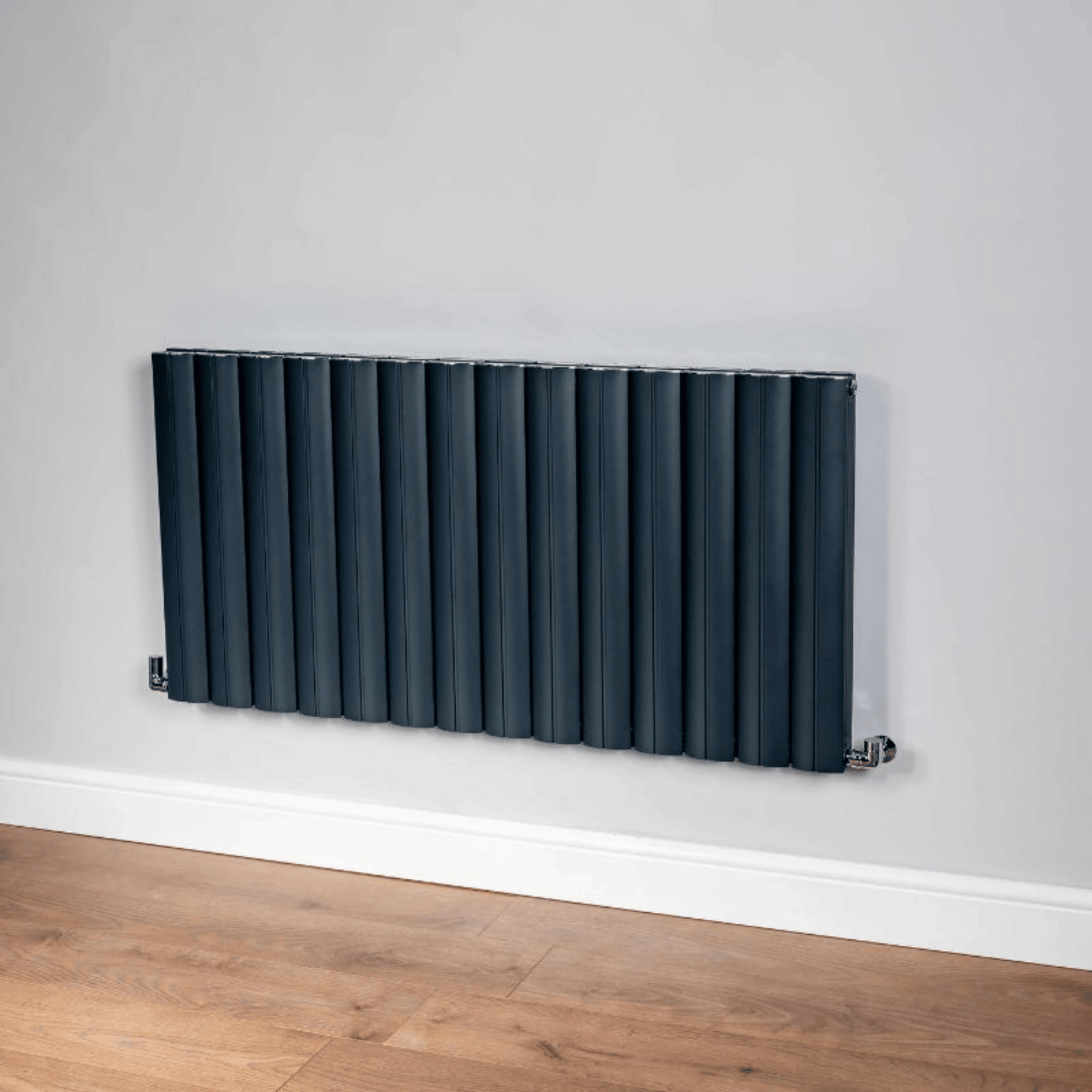 DQ Pica Radiator Horizontal Radiator - 600mm x 1355mm - Anthracite Texture (RAL 7016) - PICA600/16-A
