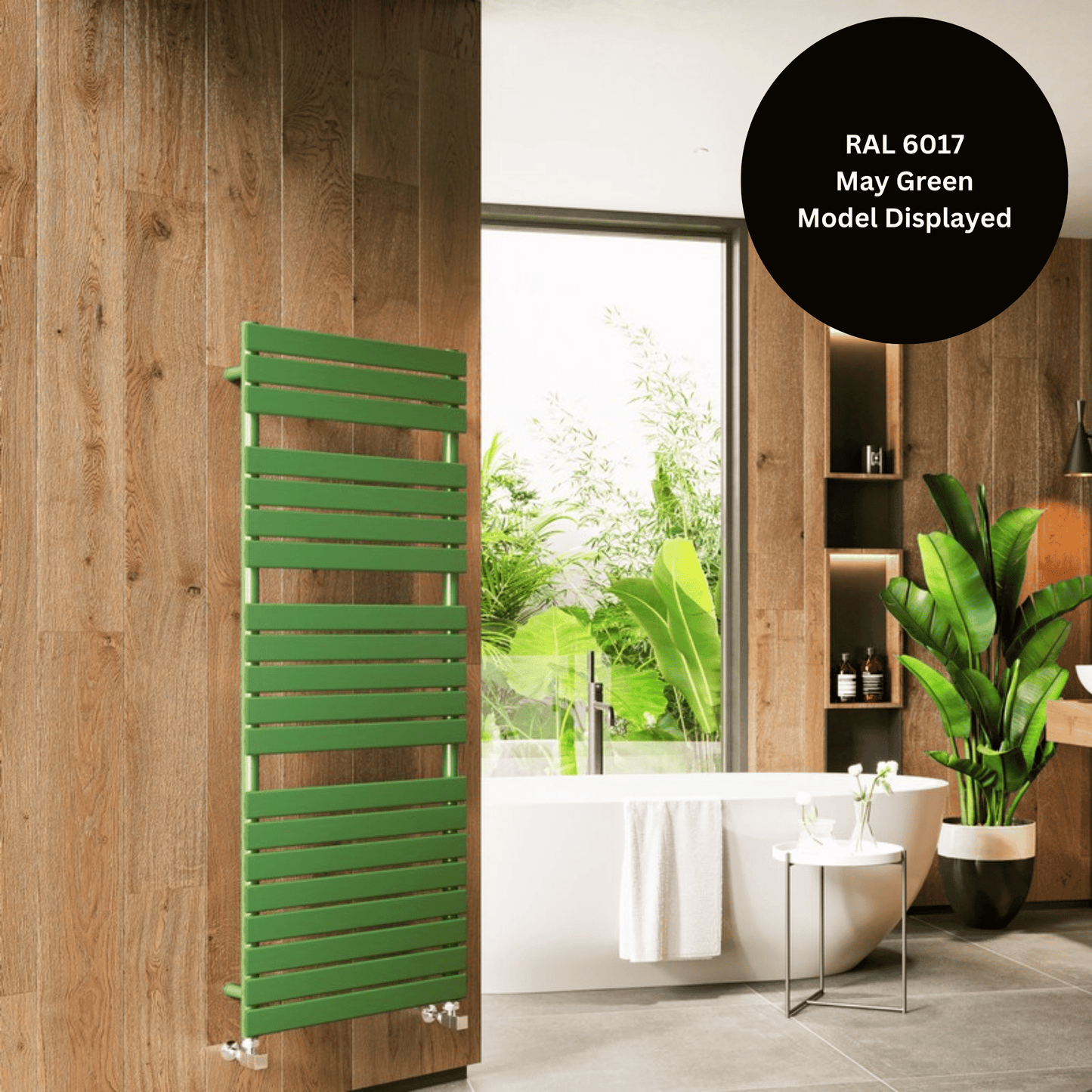 DQ Tornado T Towel Rail - 750mm x 586mm - Anthracite Texture (RAL 7016) - TOT60/80-A