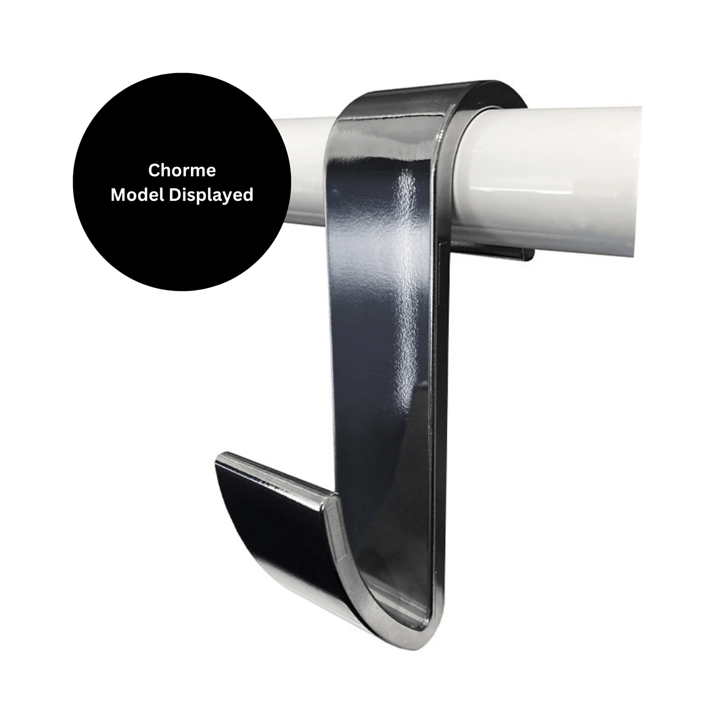 DQ Verso Hook (for Vulcano/Cove/Metro/Orion/Rosa/Cavell/Siena/Zante - White - VERSO-HOOK-W