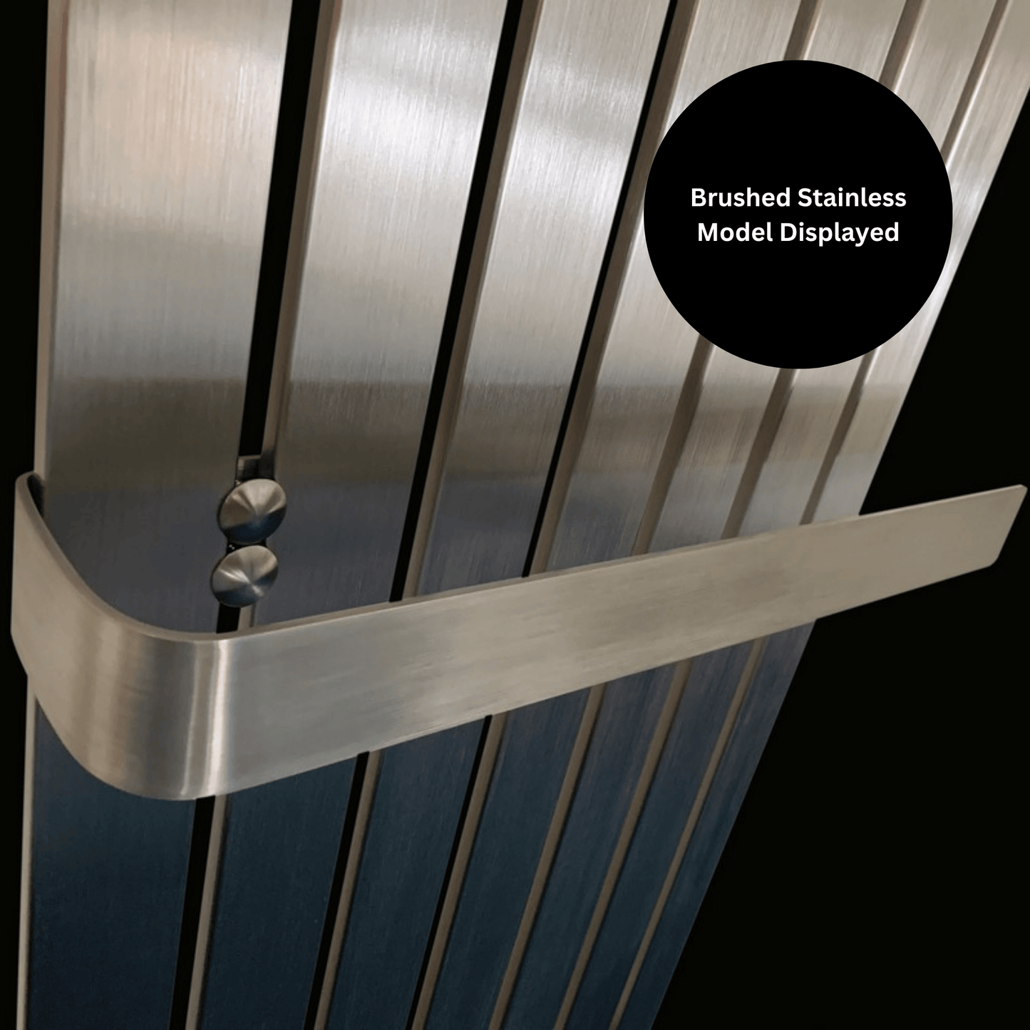 DQ Delta Towel Bar - 410mm - Polished Stainless - DELTA-TB7-P