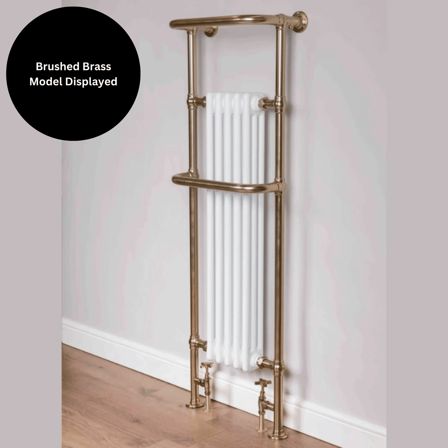 DQ Lambourne Towel Rail - 1500mm x 500mm - Brushed Nickel - LAMBOURNE-BN