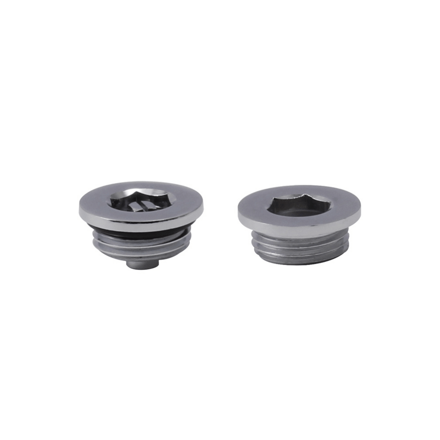 DQ Radiator Plug & Vent - Chrome - VP-C