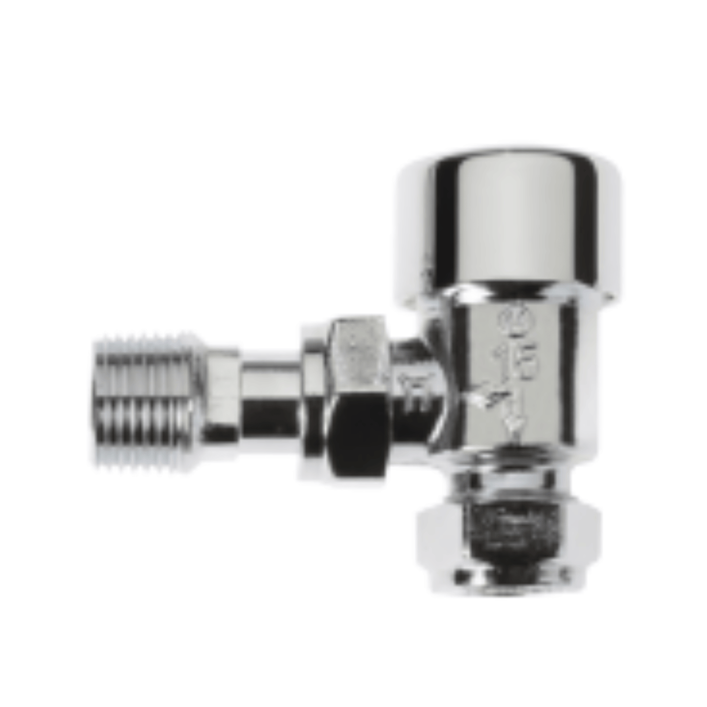 Drayton Lockshield with Chrome Cap - Angle - 15mm - 07 05 917