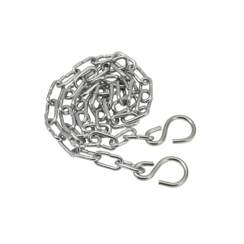 Peerless Bath Open Oval Link Chain with S Hook - 18" - 200128