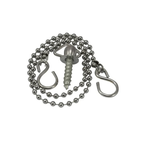 Peerless Sink Ball Chain with Woodscrew Stay - 15" - 200133