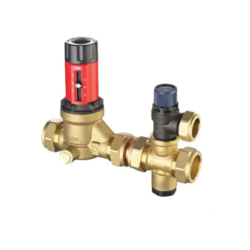 Fabdec Excelsior 2 Piece Multibloc Inlet Control Valve - 1.5 - 6 Bar & 8 Bar - 28mm - 955083