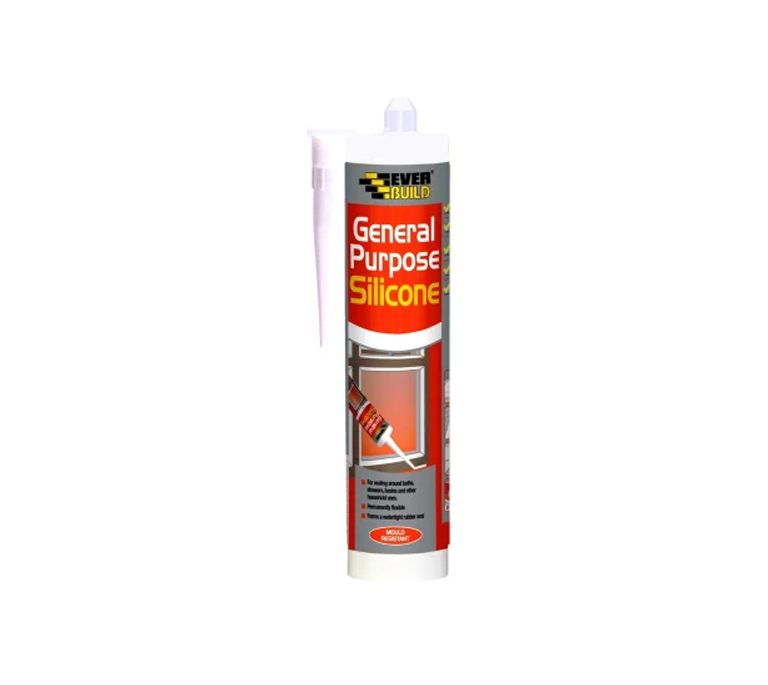 Everbuild General Purpose Silicone - 280ml - Clear - GPSTR