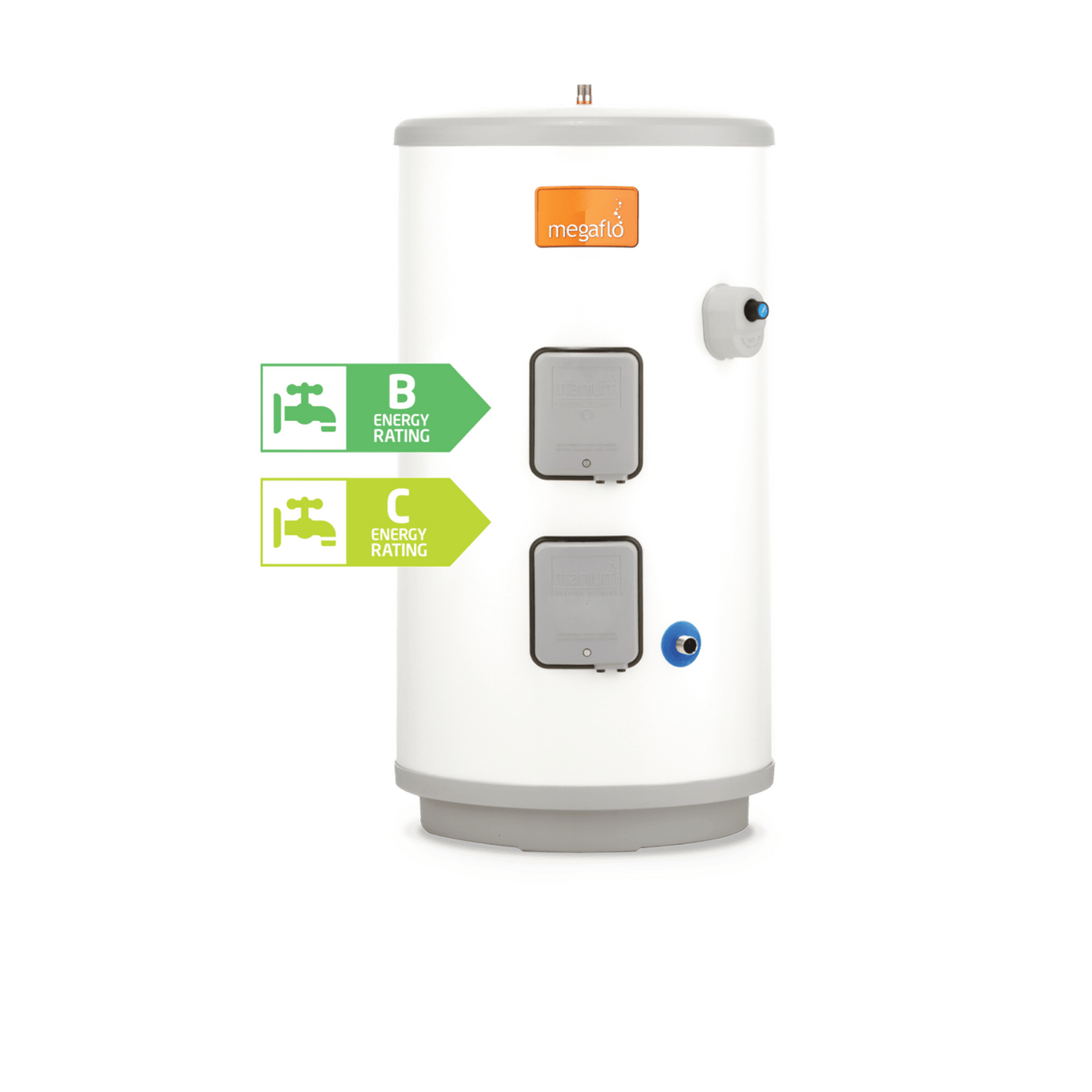 Heatrae Sadia Megaflo Eco 250ddd Direct - Unvented - Hot Water Cylinder - 250 Litre - 95050471