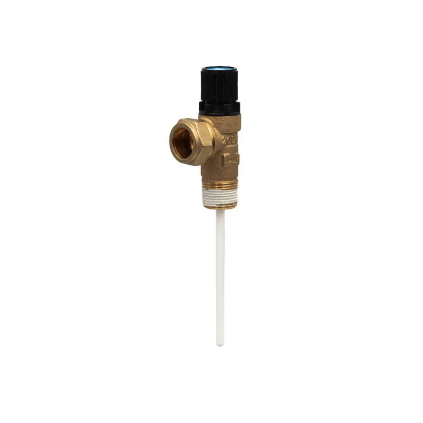 Heatrae Sadia Temperature & Pressure Relief Valve TPRV 95mm - 10 Bar - 3/4" x 22mm