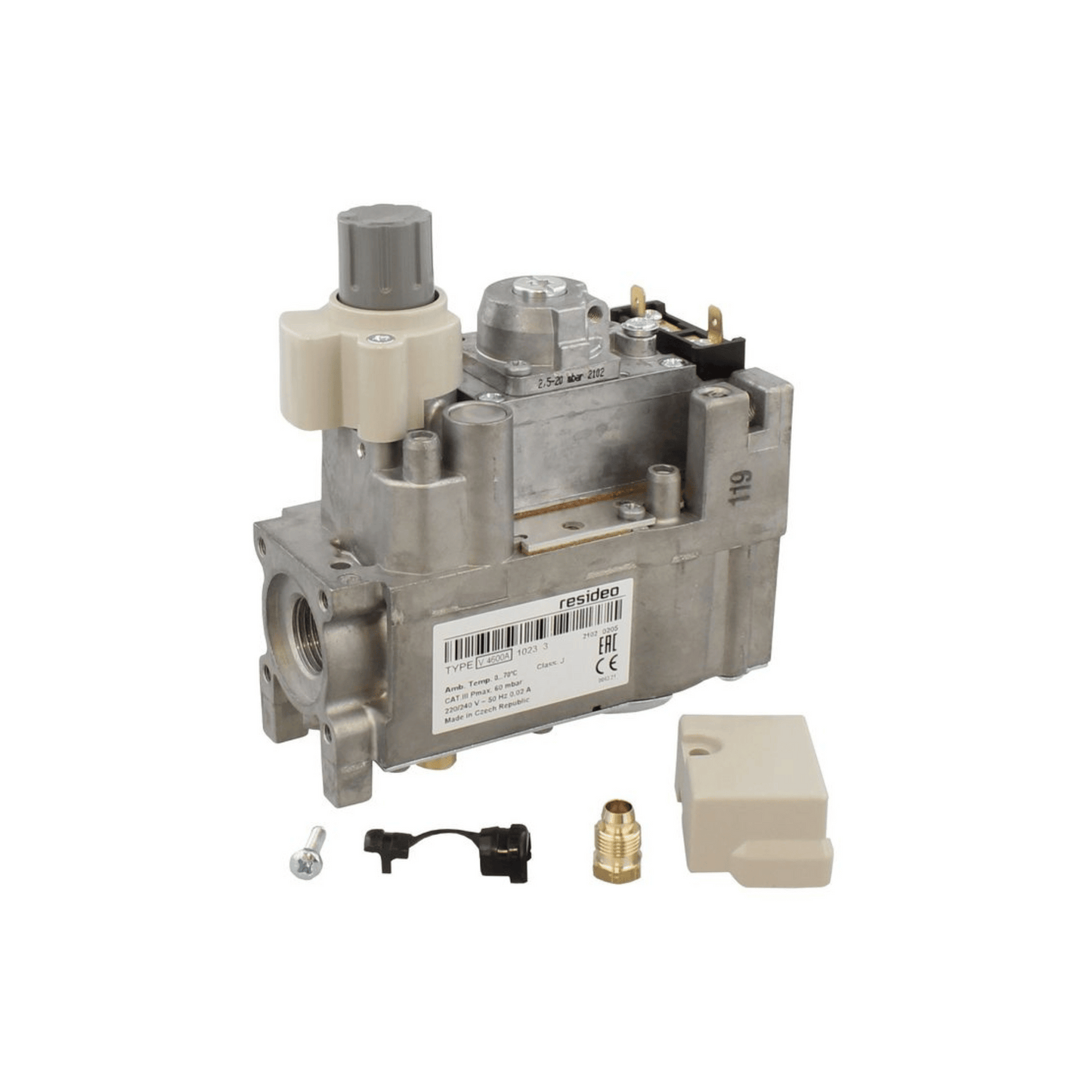 Ideal Compact 1/2in Gas Valve - V4600A1023U - Mexico Slimline/Mexico 2 - 003114