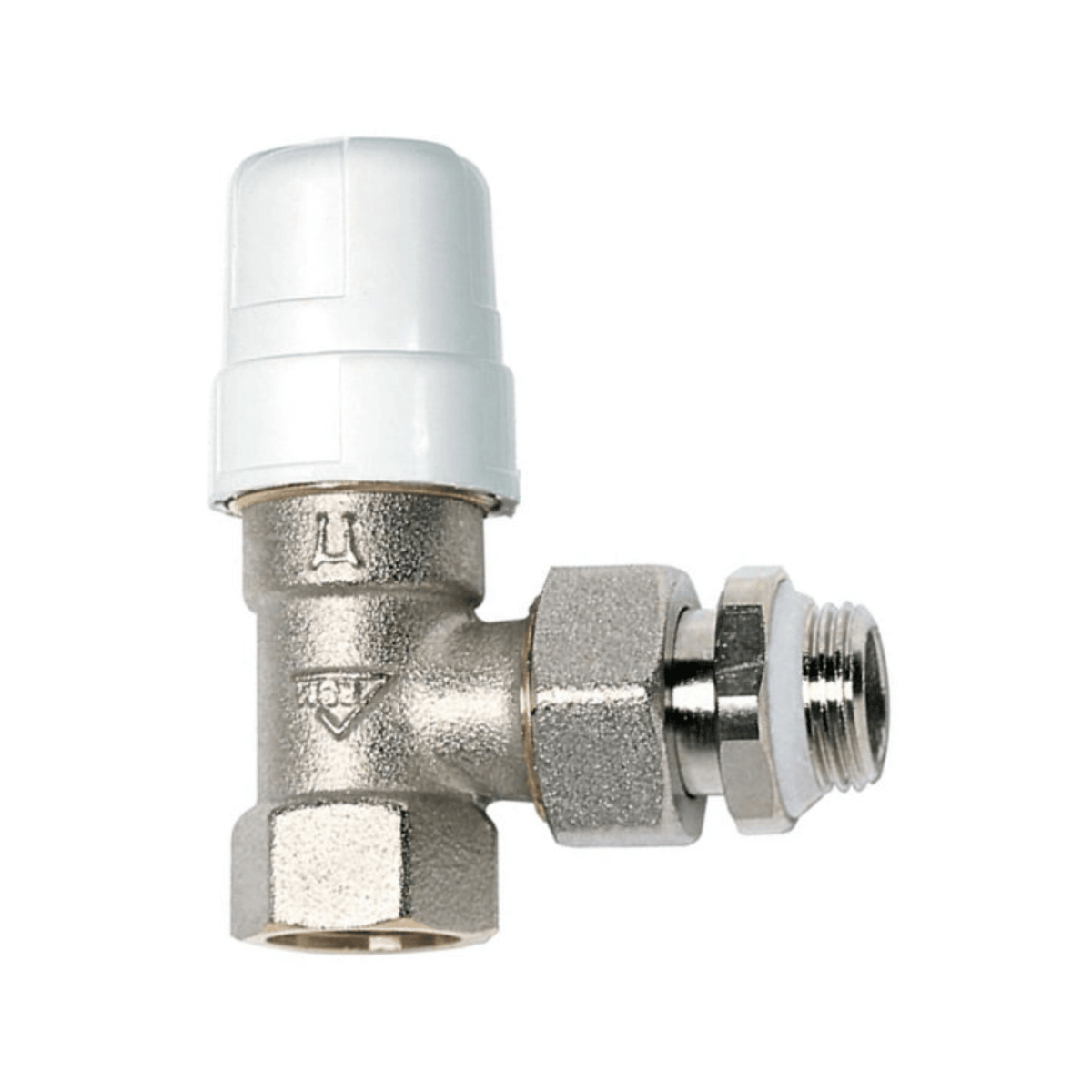 Inta Commercial Lockshield Radiator Valve - Angled - 3/4" BSP - CLS34A