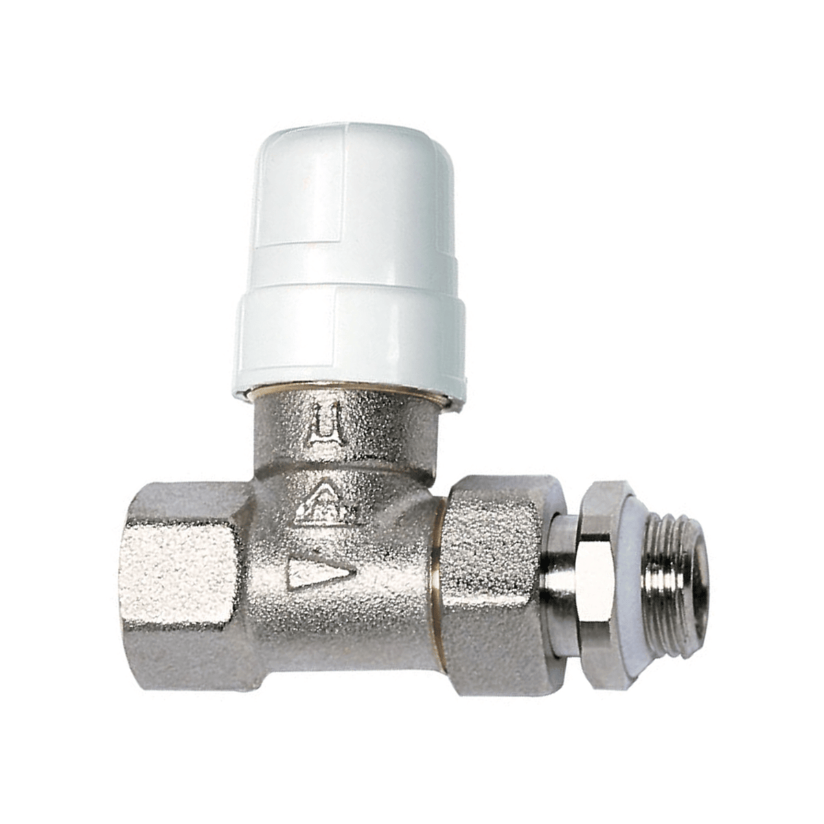 Inta Commercial Lockshield Radiator Valve - Straight - 3/4" BSP - CLS34S