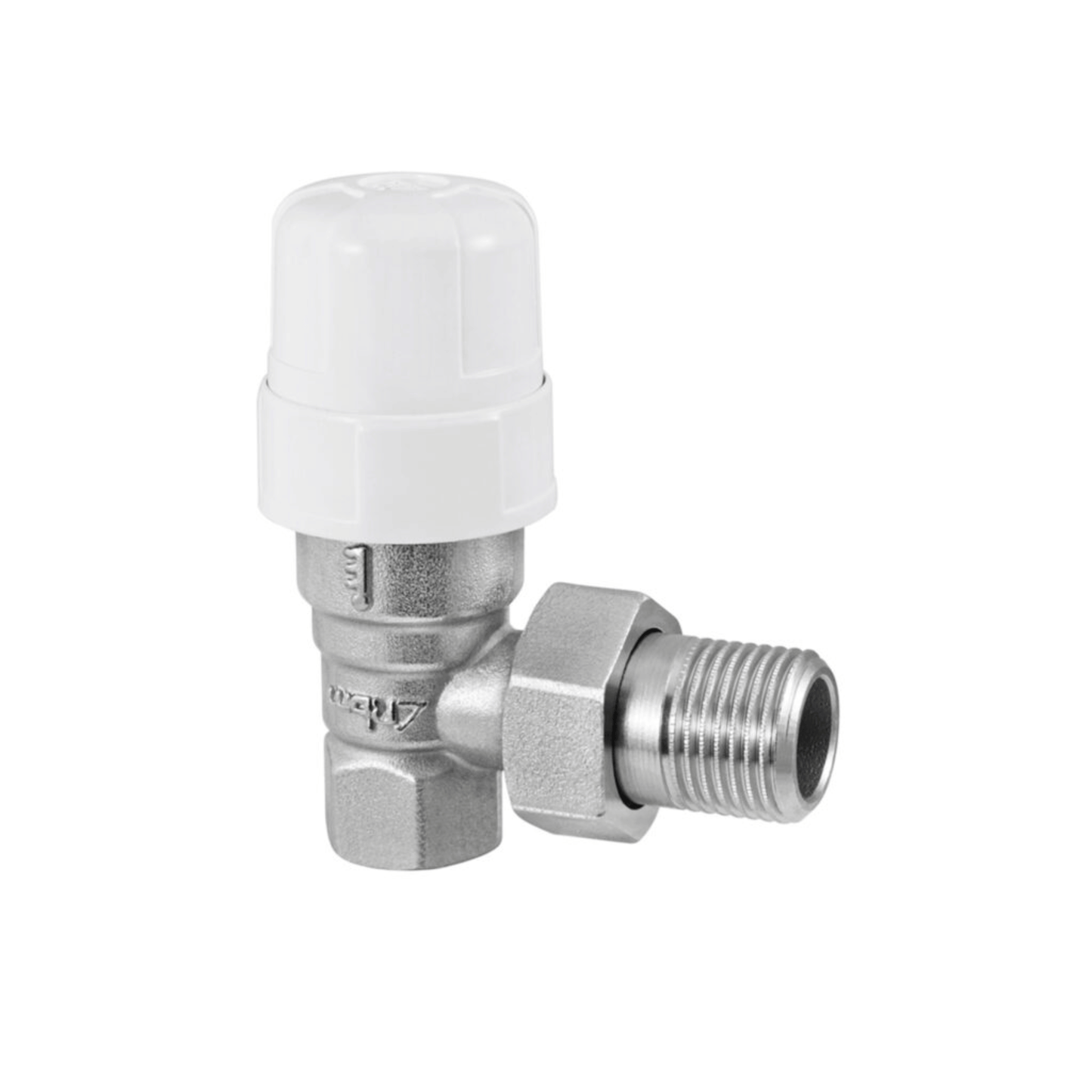 Inta Commercial Pre-Settable Thermostatic Radiator Valve - Angled - 1/2" BSP - CPSTRV12A