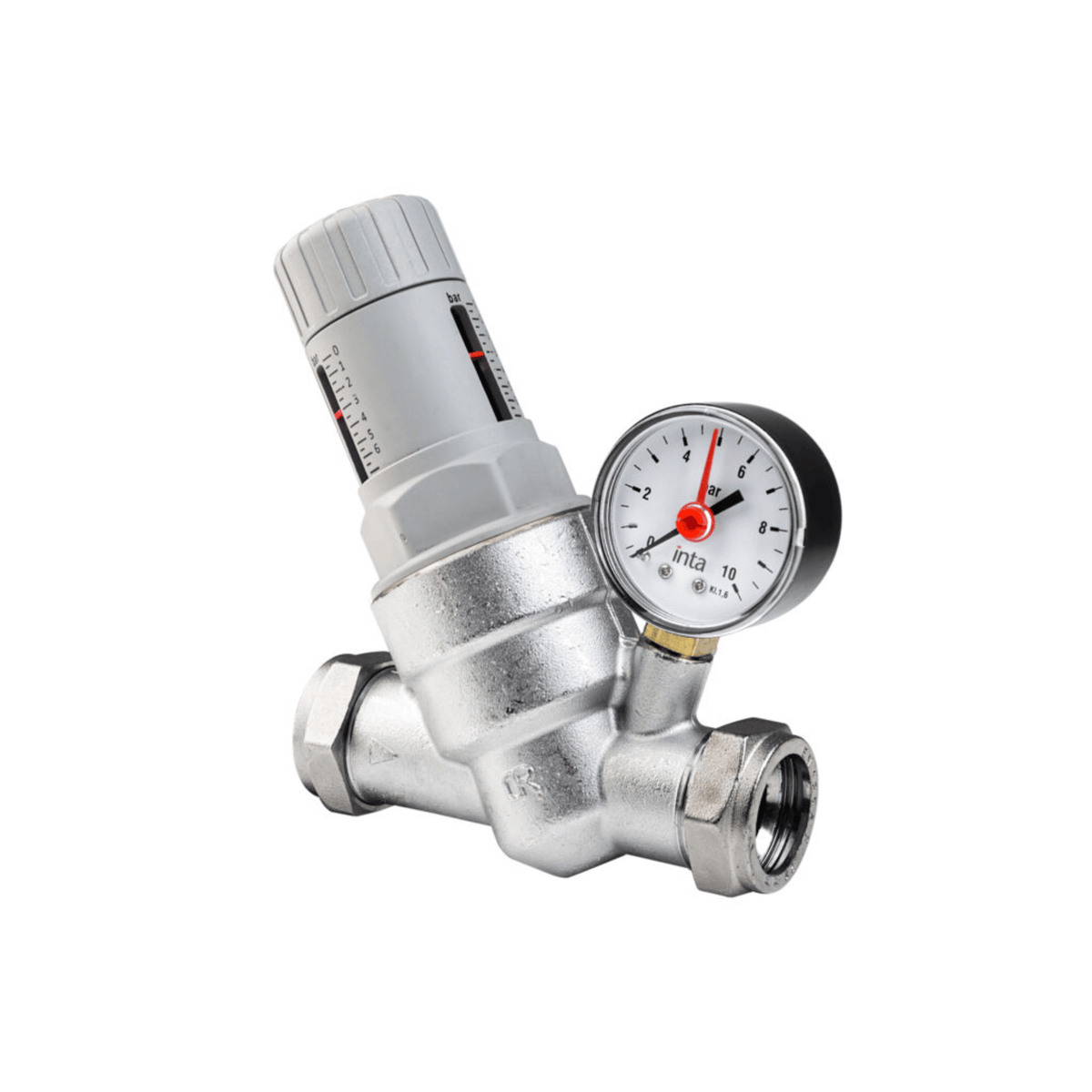 Inta Dial-up Pressure Reducing Valve with Gauge - 54mm - PRV22335410.1