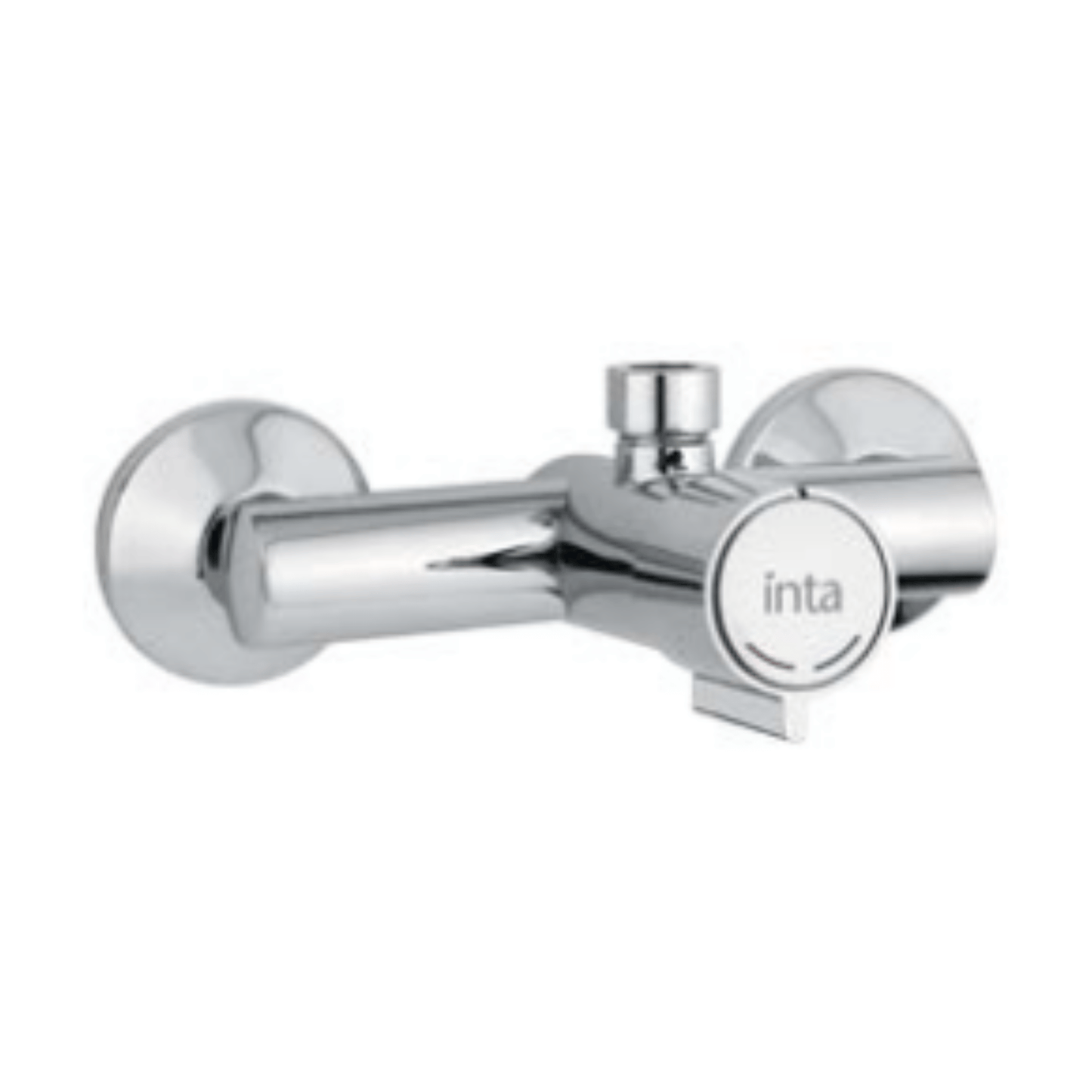 Inta Exposed Thermostatic Time Flow Non-Concussive Mixer Shower with Temperature Adjustment - NC252CP