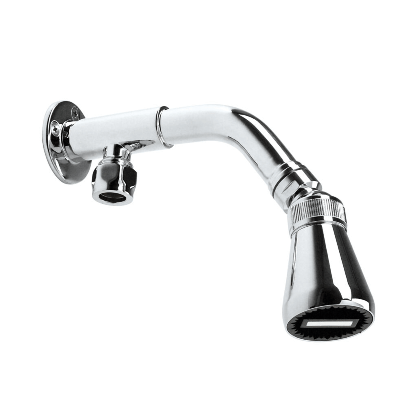 Inta Intacept Bottom Entry Extended Shower Arm with Anti-limescale Shower Head - Mini - IN940CP