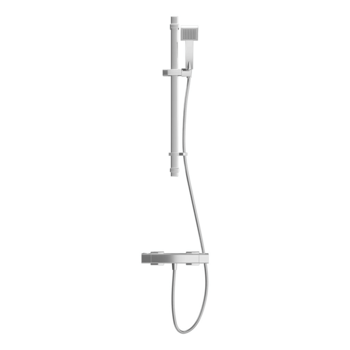 Inta Mio Safe-Touch Single Outlet Thermostatic Shower with Flexible Riser Kit - IX300020CP