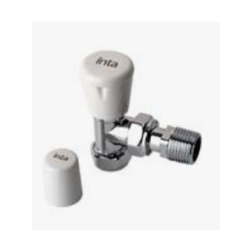 Inta Trade-Tec Manual Radiator Valve - Angled - 10mm - MRV10