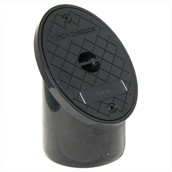 FloPlast 110mm Underground Drainage - Oval PVC Rodding Point 45° (Spigot) - D881