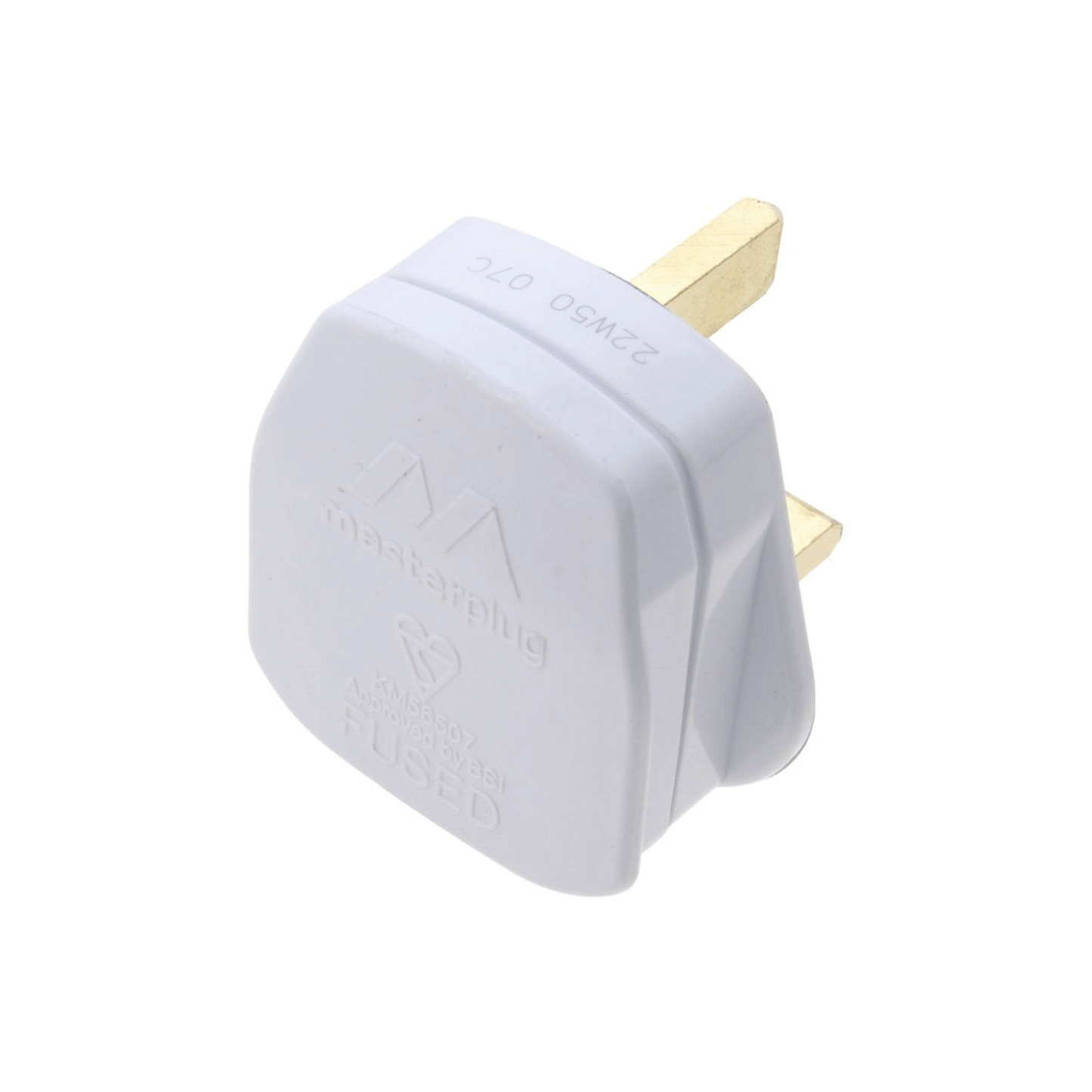 Masterplug 13a Plug - White - PT13W-01