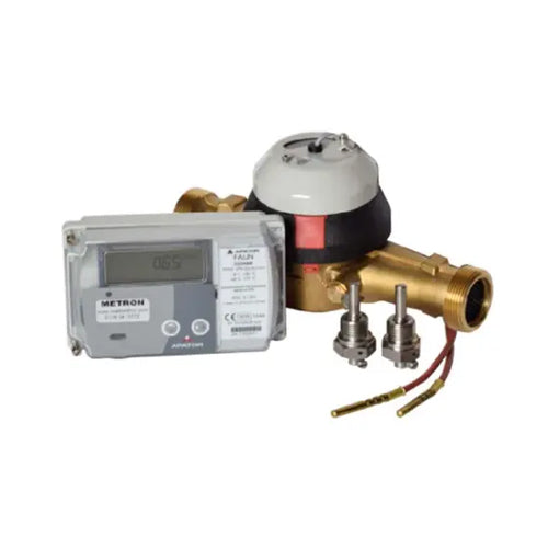 Metron MKLET Heat Meter Pulsed 95°C with Integrator and Sensors - 1" MBSP - 25MKLET