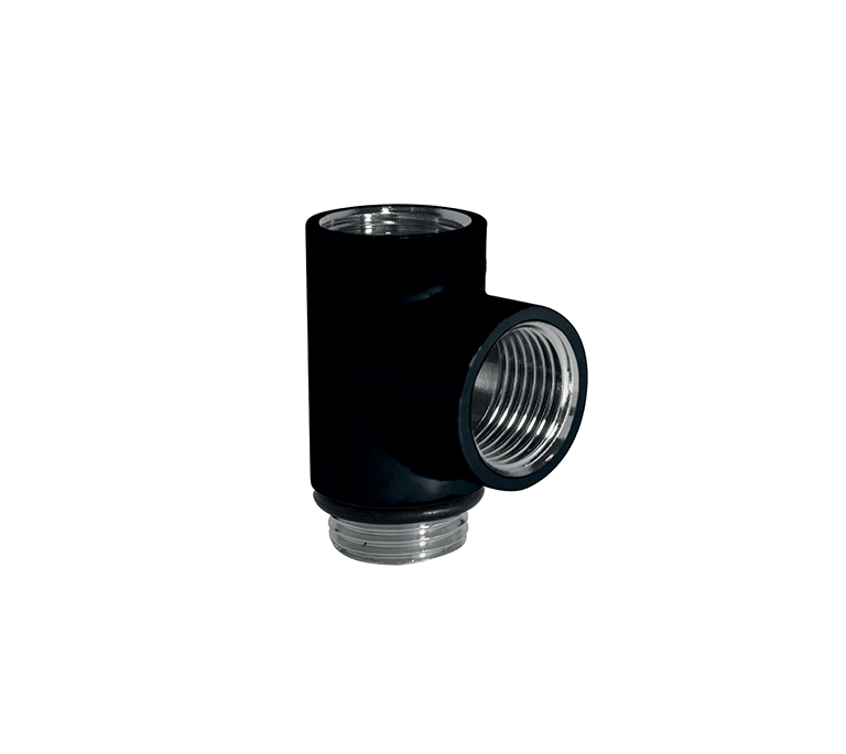 Vitow Dual Fuel T-Piece - Black