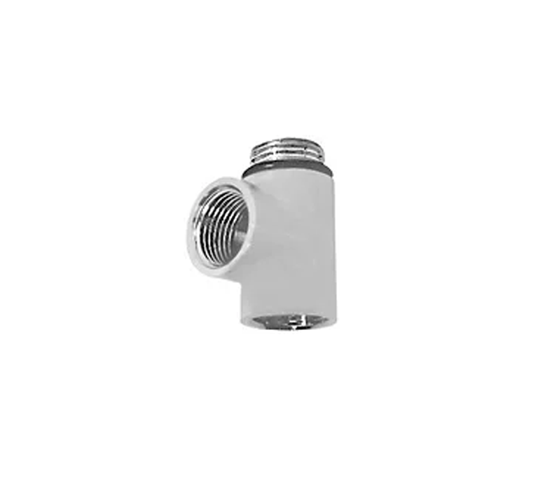 Vitow Dual Fuel T-Piece - Satin Brushed Nickel