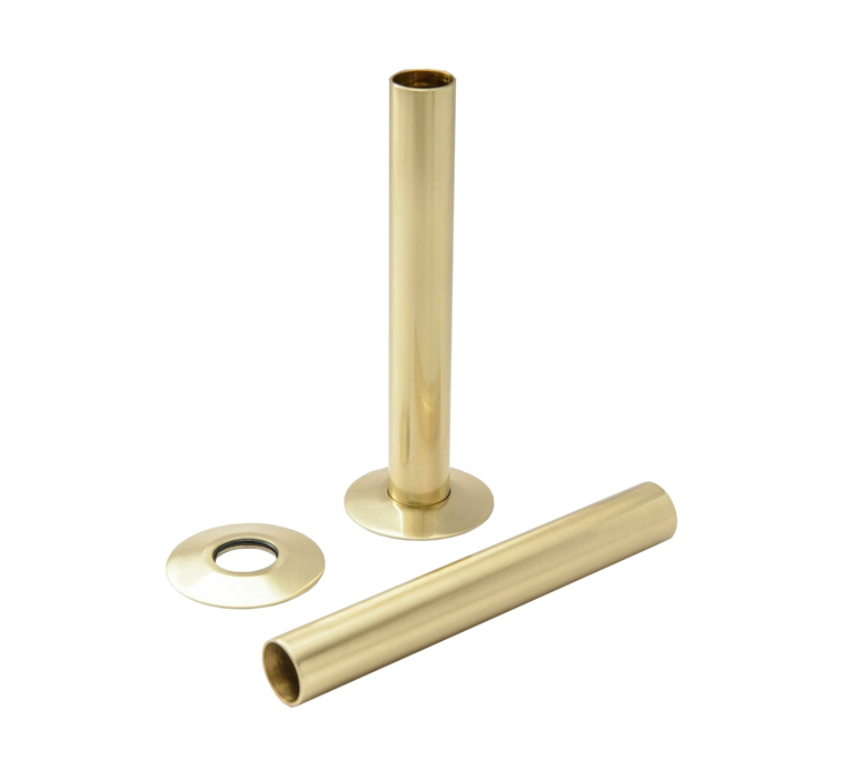 Vitow Pipe Set - 18mm x 130mm - Polished Brass