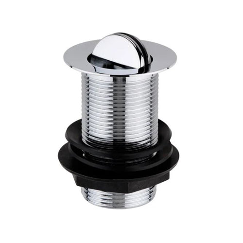 Vitow Unslotted Basin Flip-Flop Waste - 1 1/4" - Chrome