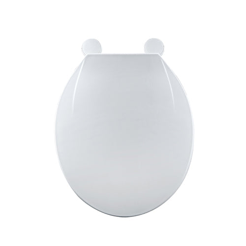 Korona Polo Plus Toilet Seat - White with Plastic Hinges