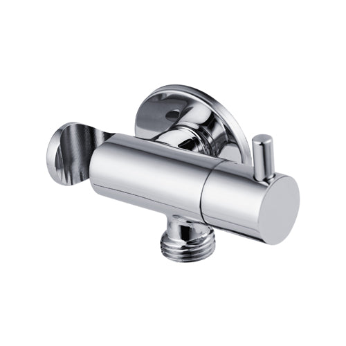 Vitow Holder & Valve for Shattaf - 1/2" - Chrome