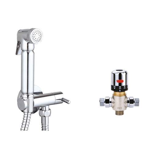 JaxiKit Luxury Bidet Set with Exposed Thermostatic Valve - JAXI