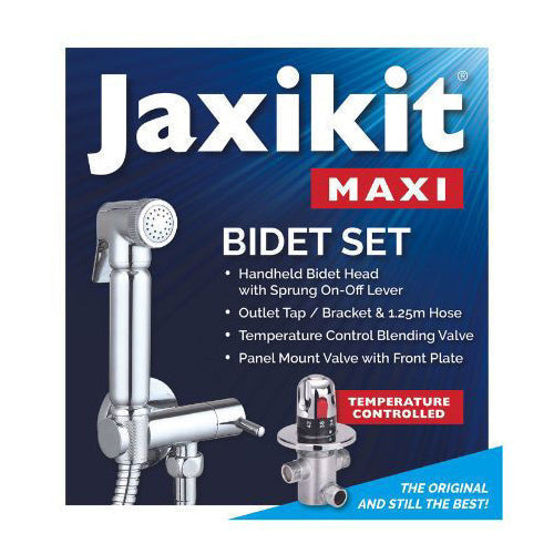 JaxiKit Luxury Bidet Set with Wall Mounted Thermostatic Valve - JAXI2