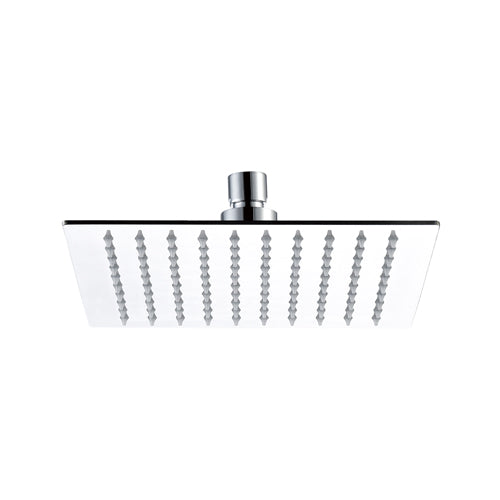 Vitow Square Ultra Slim Rainhead - 200mm Stainless Steel - Chrome Plated