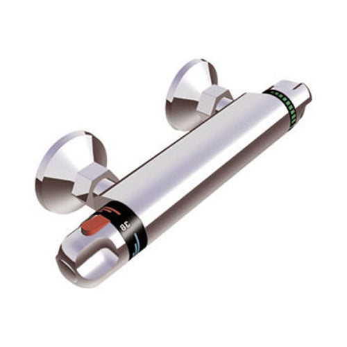 Vitow Thermostatic Bar Shower Mixer - Surface Mount - WRAS Approved
