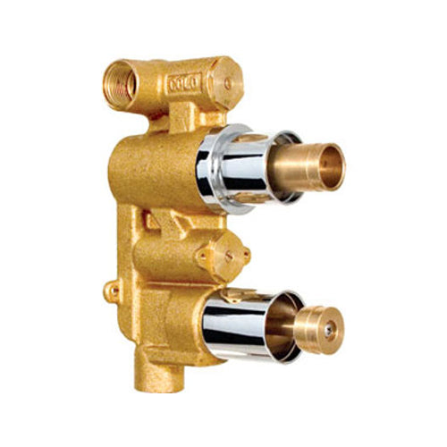 Vitow Torrent T1 Concealed Dual Thermostatic Control Shower Valve - 1 Outlet - WRAS Approved