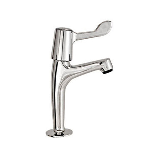 Vitow Blade High Neck Pillar Sink Taps (Pair)