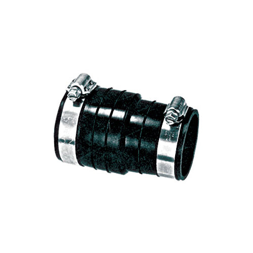 Vitow Universal Rubberized PVC Flexible Waste & Rainwater Coupling - 2" x 2" - DFW5622