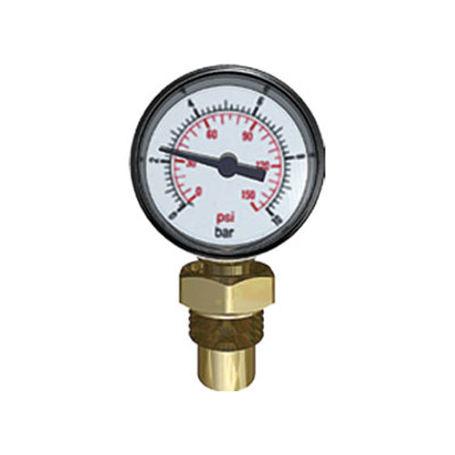 Vitow Pressure Gauge - 0-10 Bar - 1/4" - Bottom Connection